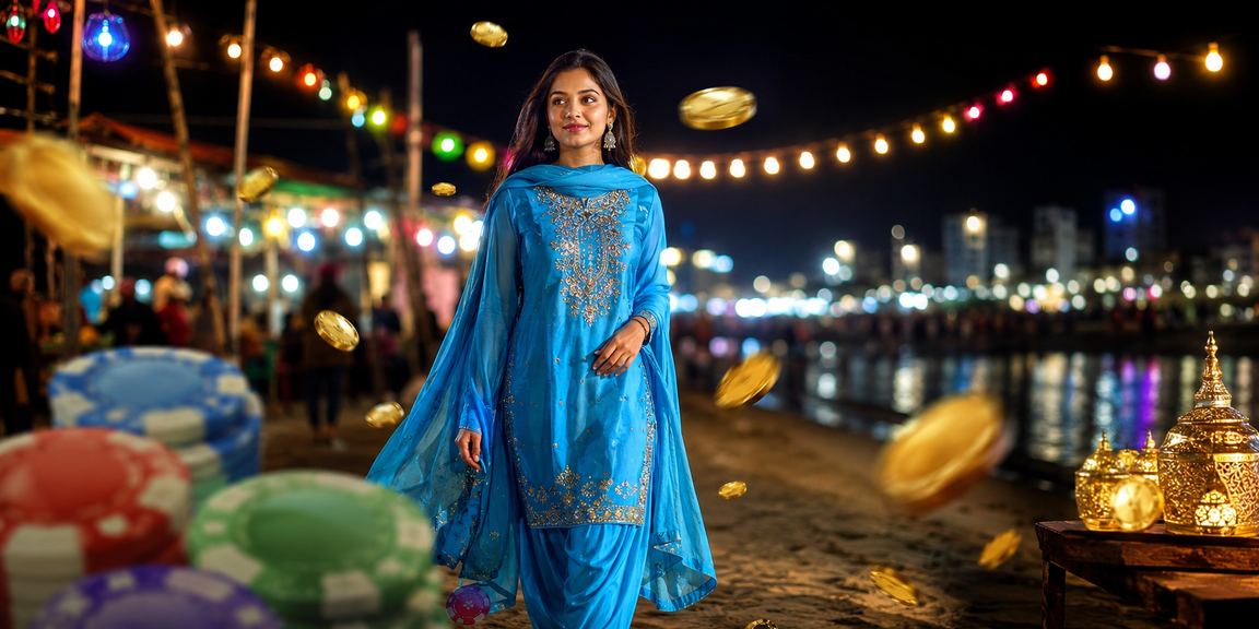 Sports betting experience of a woman in a shalwar kameez at Cox's Bazar