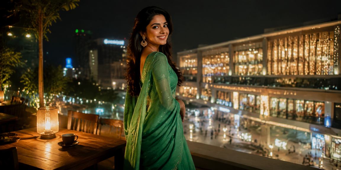 Entertainment Casino Review Featuring a Woman in a Saree in Dhaka